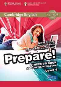 Cambridge English Prepare! 4 student's book + online workbook