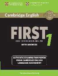 Cambridge English First 1 for updated exam. Student's Book with answers