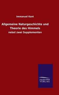 Allgemeine Naturgeschichte und Theorie des Himmels