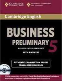 Cambridge BEC. Preliminary Student's Book Pack 5 (Student's Book with answers and Audio CD)