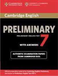 Cambridge Preliminary English Test 7 / Student's Book with answers