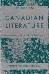 Studies on Canadian Literature