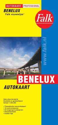 Benelux Autokaart Falk-vouwwijze
