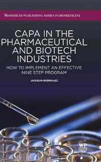 CAPA in the Pharmaceutical and Biotech Industries