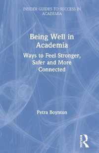 Being Well in Academia