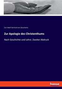 Zur Apologie des Christenthums