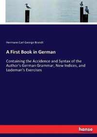 A First Book in German