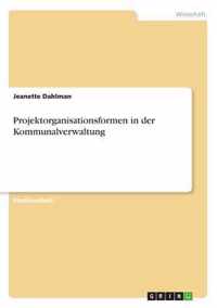 Projektorganisationsformen in der Kommunalverwaltung