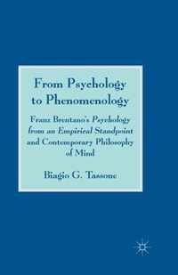 From Psychology to Phenomenology