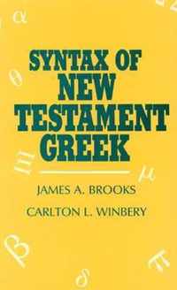 Syntax of New Testament Greek