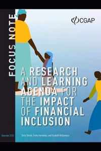 A Research and Learning Agenda for the Impact of Financial Inclusion