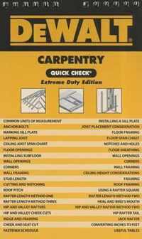 Dewalt Carpentry Quick Check