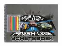 Cars Schetsboek Met Sjabloon