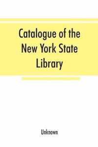 Catalogue of the New York State Library