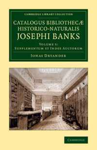 Catalogus bibliothecae historico-naturalis Josephi Banks