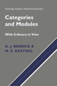 Categories and Modules with K-Theory in View