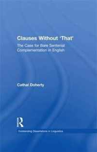 Clauses Without "That"