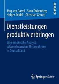 Dienstleistungen produktiv erbringen