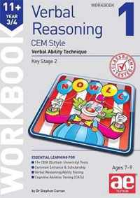 11+ Verbal Reasoning Year 3/4 CEM Style Workbook 1