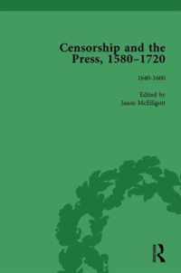 Censorship and the Press, 1580-1720, Volume 2