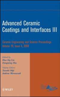 Advanced Ceramic Coatings and Interfaces III