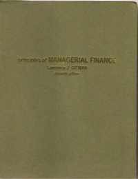 Principles of Managerial Finance