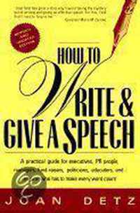 How to Write and Give a Speech