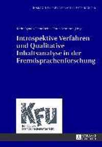 Introspektive Verfahren und Qualitative Inhaltsanalyse in der Fremdsprachenforschung