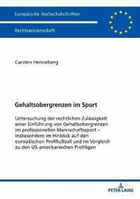 Gehaltsobergrenzen Im Sport