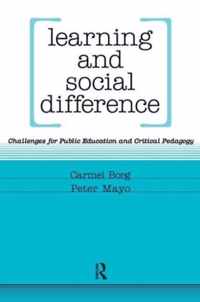 Learning and Social Difference