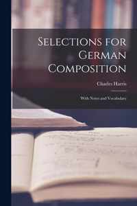 Selections for German Composition