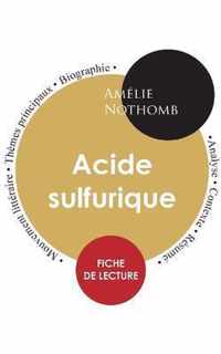 Fiche de lecture Acide sulfurique (Etude integrale)