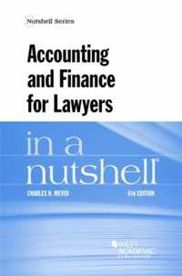 Accounting and Finance for Lawyers in a Nutshell