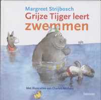 Grijze Tijger Leert Zwemmen