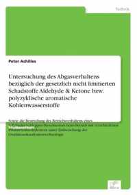 Untersuchung des Abgasverhaltens bezuglich der gesetzlich nicht limitierten Schadstoffe Aldehyde & Ketone bzw. polyzyklische aromatische Kohlenwasserstoffe