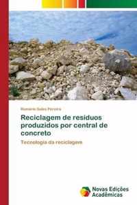 Reciclagem de residuos produzidos por central de concreto