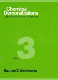 Chemical Demonstrations, Volume 3: A Handbook for Teachers of Chemistry