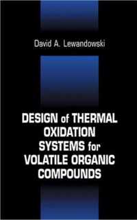 Design of Thermal Oxidation Systems for Volatile Organic Compounds