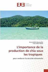 L'importance de la production de chia sous les tropiques