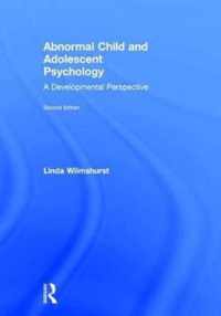 Abnormal Child and Adolescent Psychology