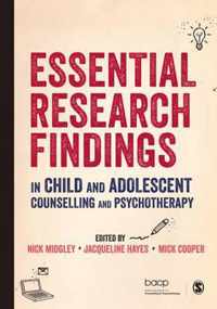 Essential Research Findings in Child and Adolescent Counselling and Psychotherapy