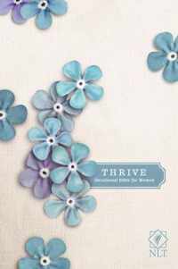 NLT THRIVE Creative Journaling Devotional Bible, Flowers