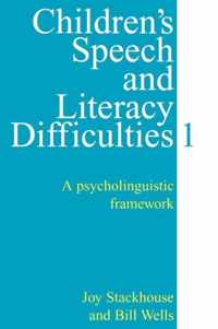 Childrens Speech and Literacy Difficulties, Book1