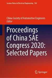 Proceedings of China SAE Congress 2020