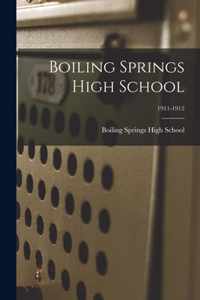 Boiling Springs High School; 1911-1912