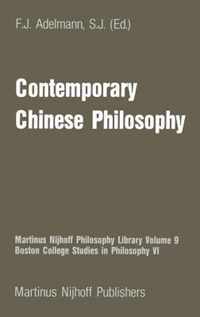 Contemporary Chinese Philosophy