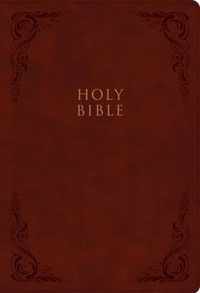 KJV Super Giant Print Reference Bible, Burgundy LeatherTouch