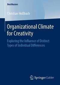 Organizational Climate for Creativity