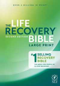 NLT Life Recovery Bible, Large Print, Paperback