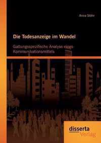 Die Todesanzeige im Wandel